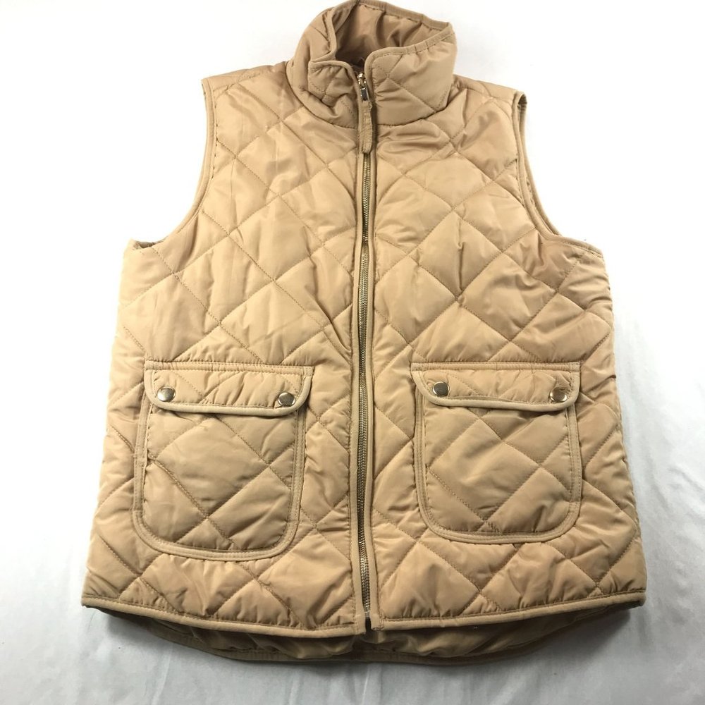 Thread & Supply Tan Quilted Vest